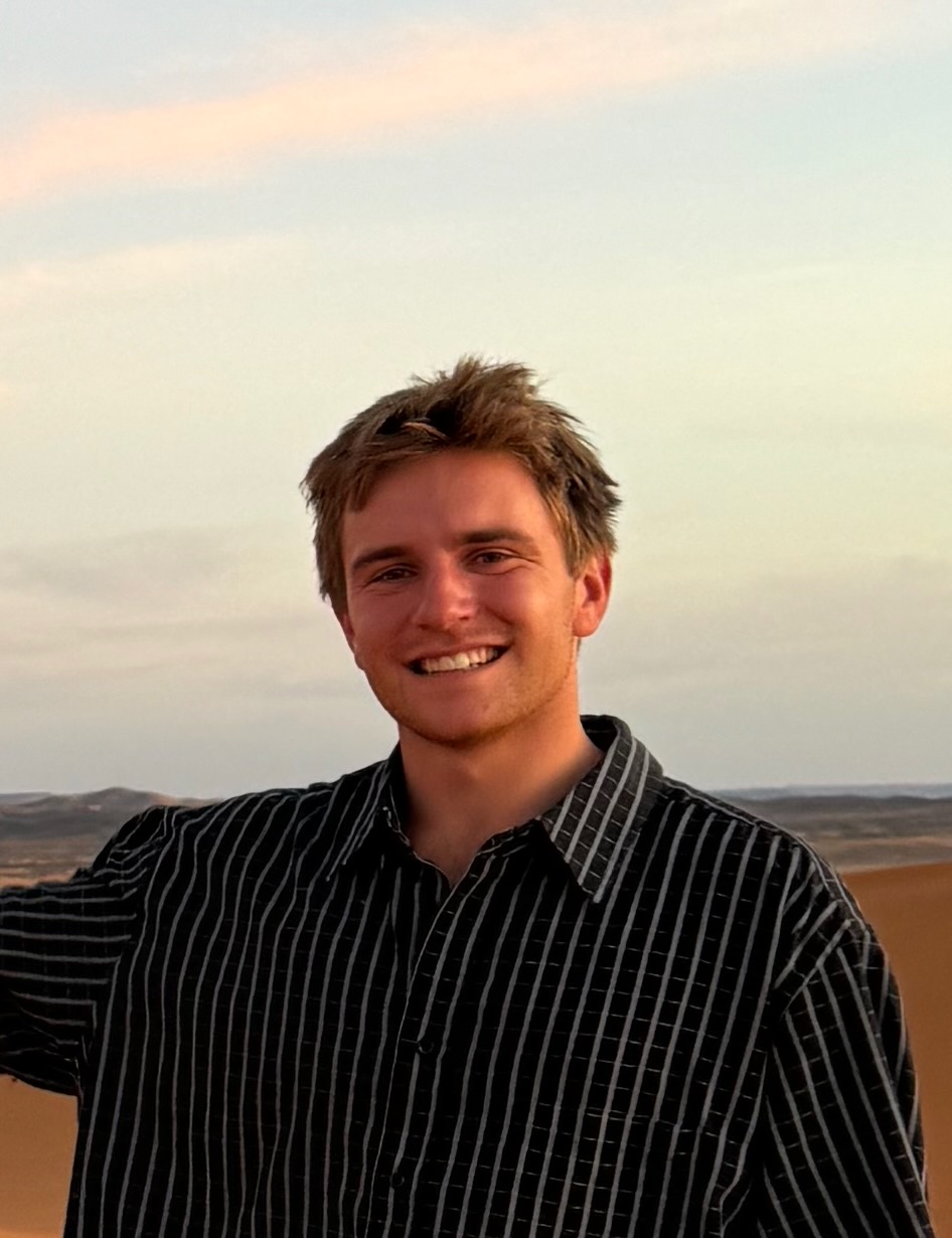 Portrait at sunset in the dunes
